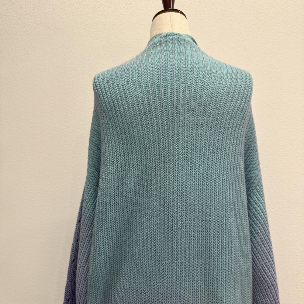 Free People Come Together Sweater Cardigan Women's Small Multi Ombre Open‎ Front - Picture 7 of 16